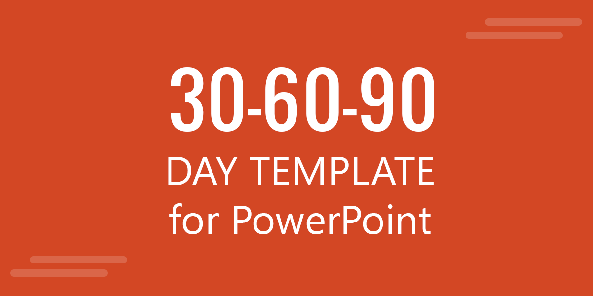 30 60 90 day technical plan template