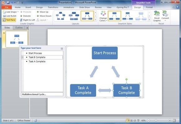 Ajouter des informations sur la disposition du processus