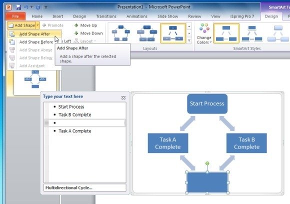 Powerpoint Flow Chart Smartart