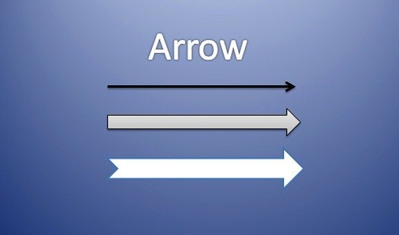 Arrow Symbol in Flowchart