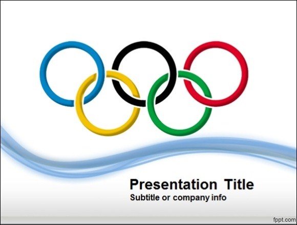 Olympic Games PowerPoint Template 580x438 