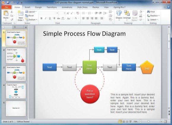 Flow Chart In Powerpoint 2013