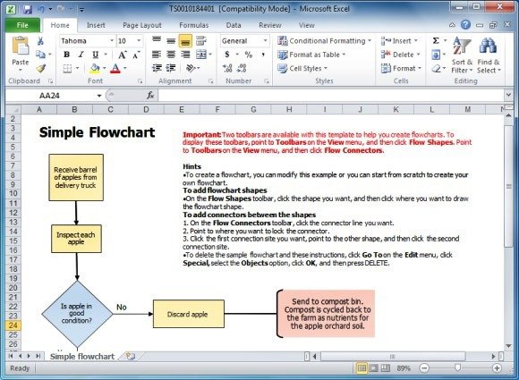 Flow Charts For Excel