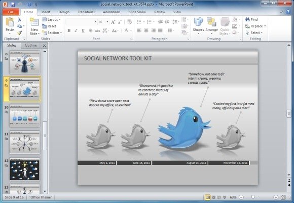 Twitter Timeline For PowerPoint