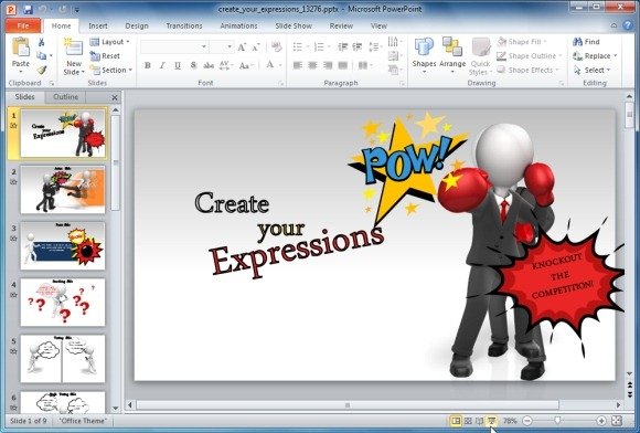 Create Your Expressions in PowerPoint