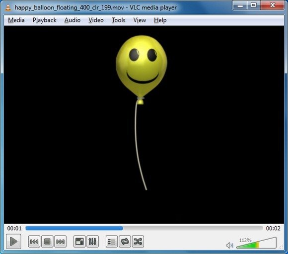 Happy Balloon Floating Animation