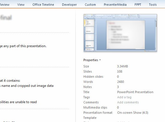 How to Count Number of Words in a PowerPoint Presentation