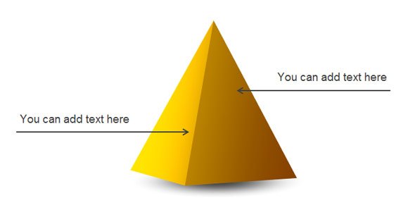 3D Pyramid design in PowerPoint