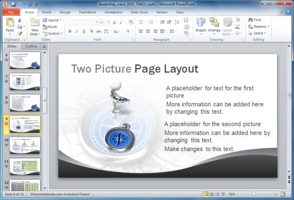 Leadership PowerPoint Template With Animations
