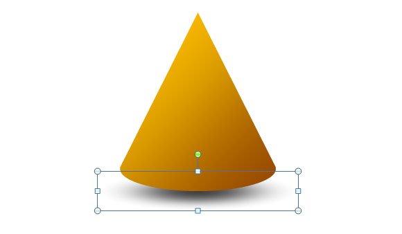 Cone Template PowerPoint Diagram