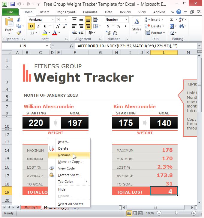 Fun Weight Loss Chart 20 Kilos Down Printable Weight Loss Tracker