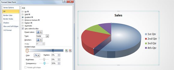 Change Color Of Pie Chart In Excel