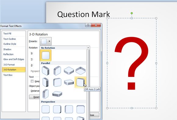 Create a 3D Questions Symbol in PowerPoint