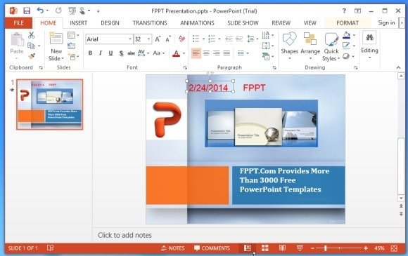 How To Add a Header in PowerPoint 2013
