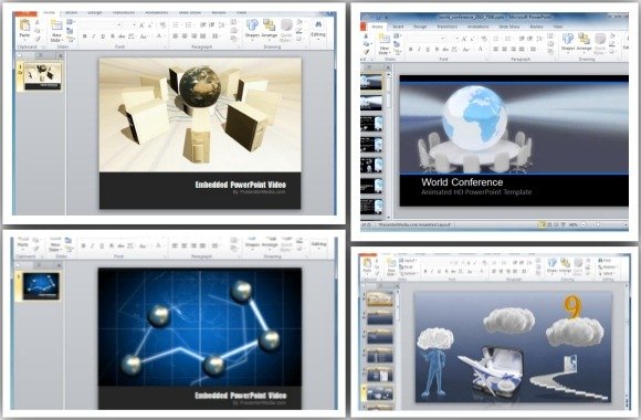Technology Themed Animated Templates For PowerPoint Presentations