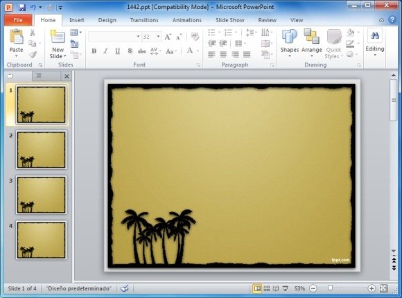 Border Template For PowerPoint