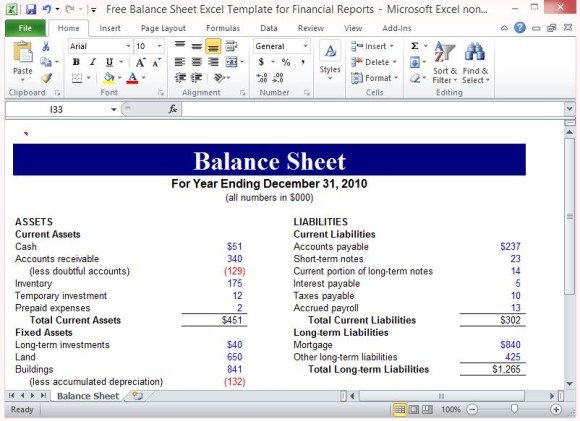 Balance Sheet Template Free from cdn.free-power-point-templates.com