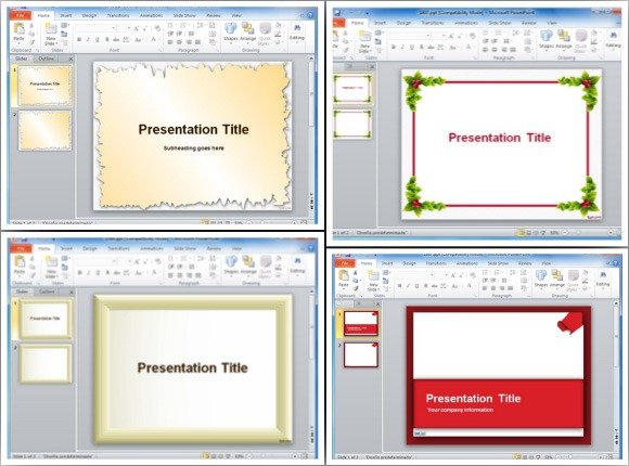 elegant borders for powerpoint