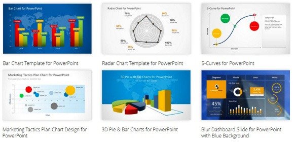 PowerPoint Data And Chart Templates
