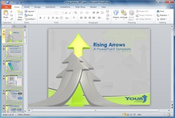 Rising-Arrows-PowerPoint-Template
