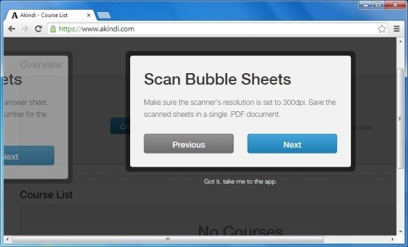 Scan Bubble Sheet