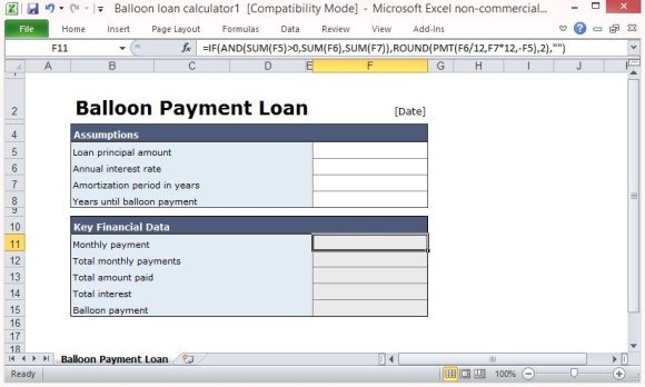 Automatically Compute Loan Data