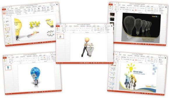 Awesome PowerPoint Templates For Idea Presentation