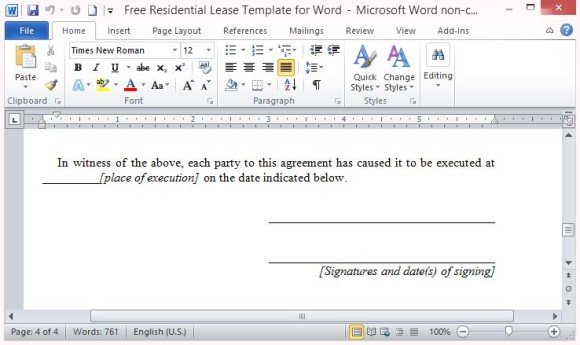 Clearly Written Agreement Document
