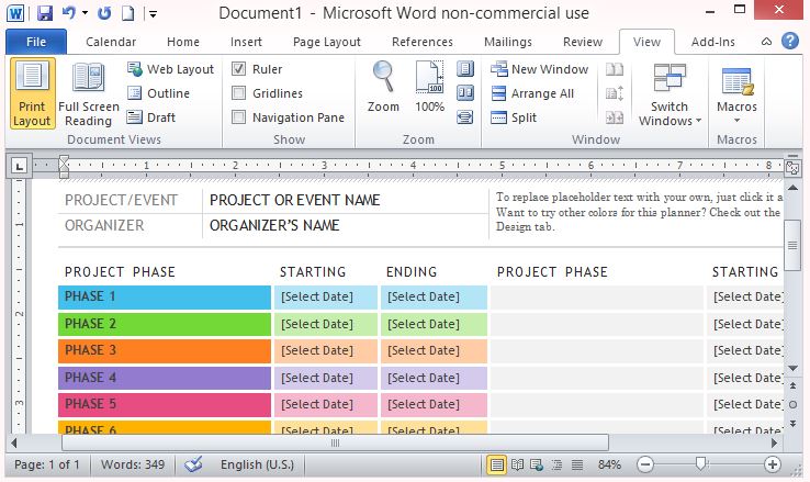 Project Plan Template Microsoft Word from cdn.free-power-point-templates.com