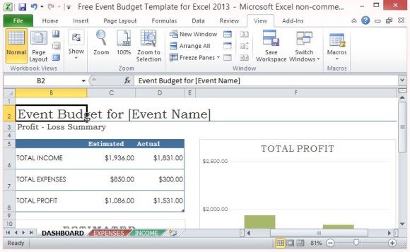 Create a Budget for Your Event