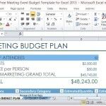 Professionally Designed Marketing Budget Plan