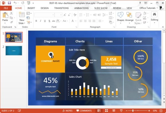 Statistical Data in PowerPoint