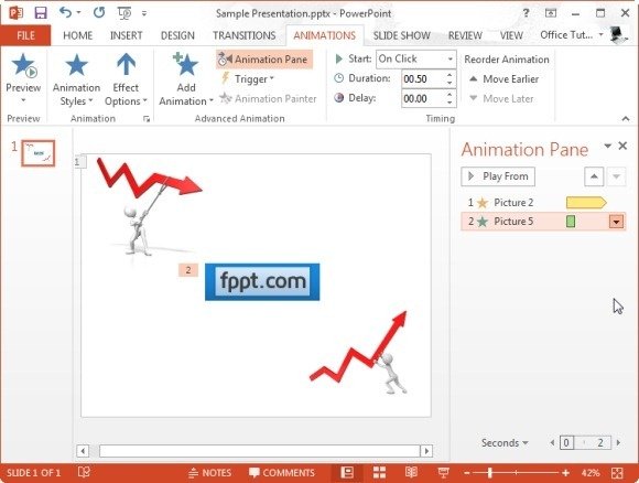 animations pane in powerpoint