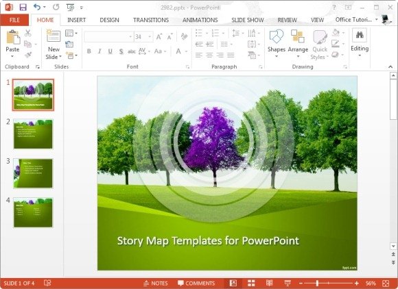 best story map templates for powerpoint