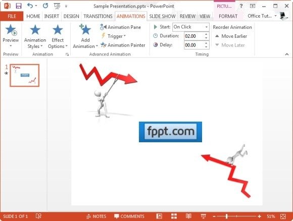 instructions for creating animated clipart in powerpoint