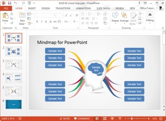 4  Creative Concept Map Templates for PowerPoint