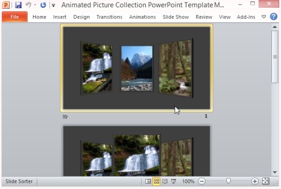 Animated Picture Collection PowerPoint Template