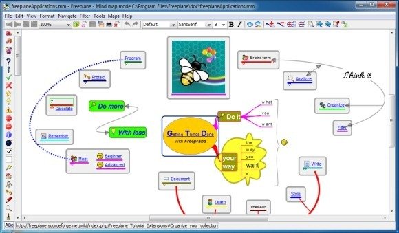 freeplane mind mapping tool