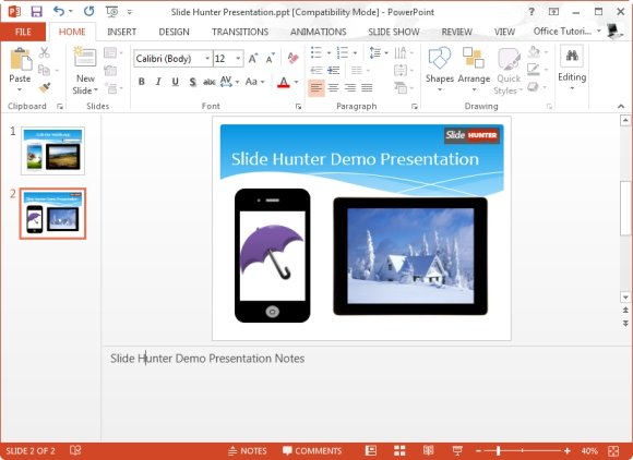 Powerpoint Speaker Notes