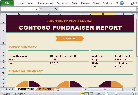 Create a Beautiful and Interesting Fundraising Report
