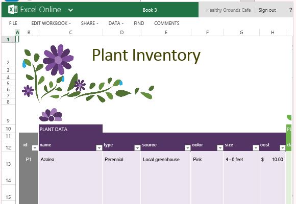 Gardening Inventory for Gardeners and Hobbyists