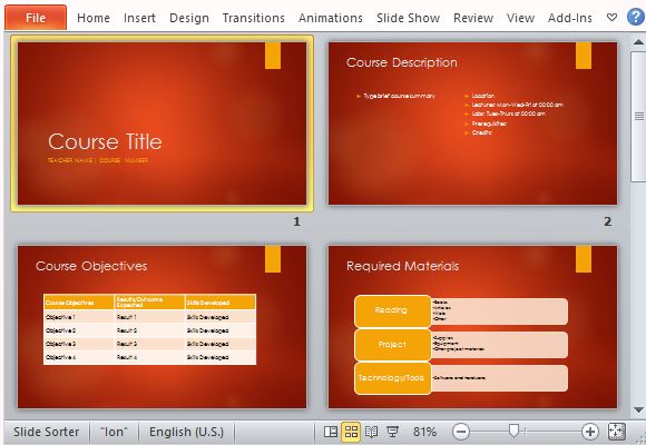 How to create new powerpoint template - porthisis