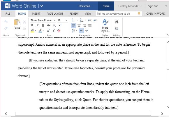 How To Do Mla On Microsoft Word