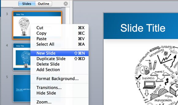 apply template to existing powerpoint mac 2011