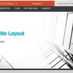 Black White and Gray PowerPoint Background with Blue Text