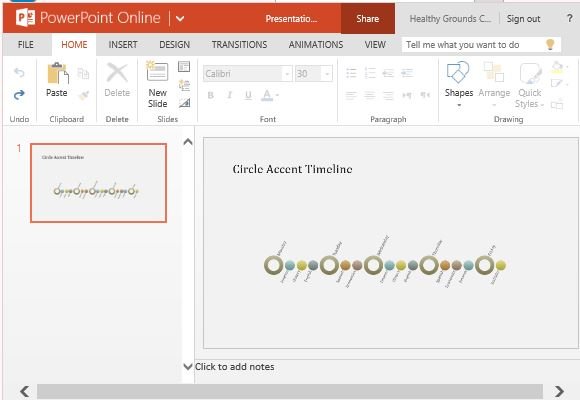 Create Beautiful Timelines Using PowerPoint Online Templates