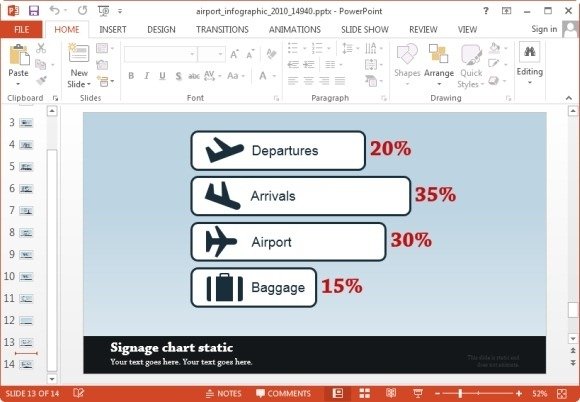 animated airport infographic chart