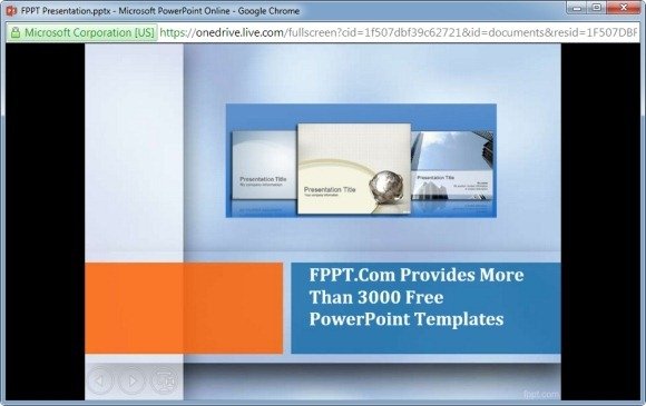 powerpoint online slide show mode