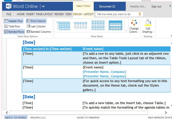 Free Agenda Templates For Word