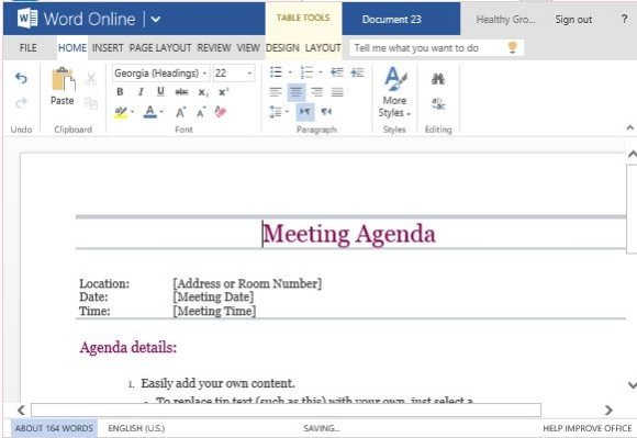 Meeting Agenda for All Types of Meetings in School Office or Organization